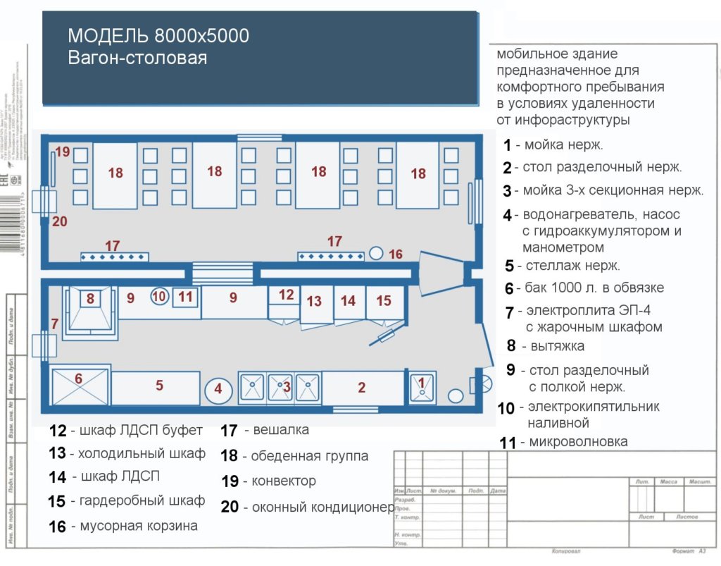 Стандарт | Планировки вагон-домов